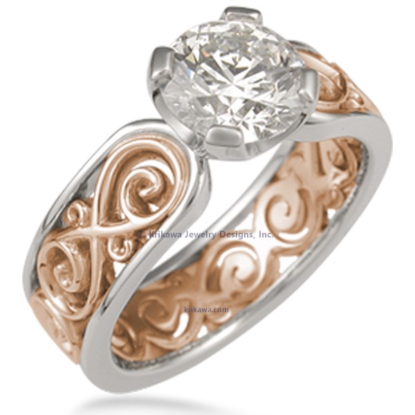 Infinity Symbol Engagement Ring 