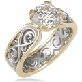 Infinity Symbol Engagement Ring 