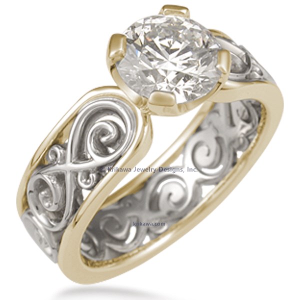 Infinity Symbol Engagement Ring 