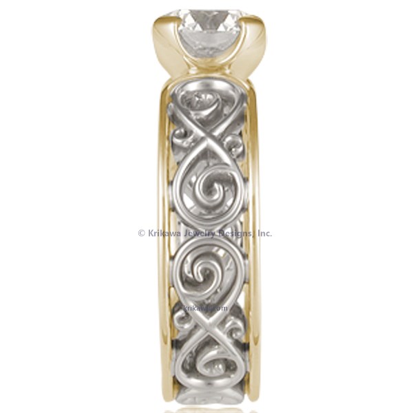 Infinity Symbol Engagement Ring 