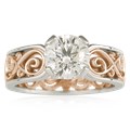 Infinity Symbol Engagement Ring 