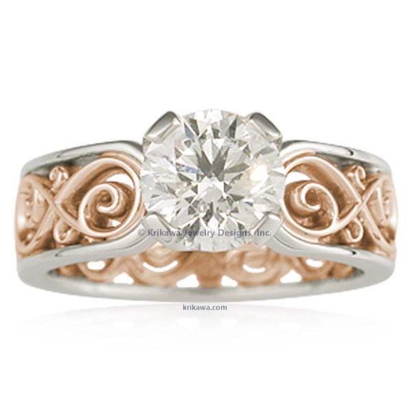 Infinity Symbol Engagement Ring 