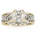 Infinity Symbol Engagement Ring 