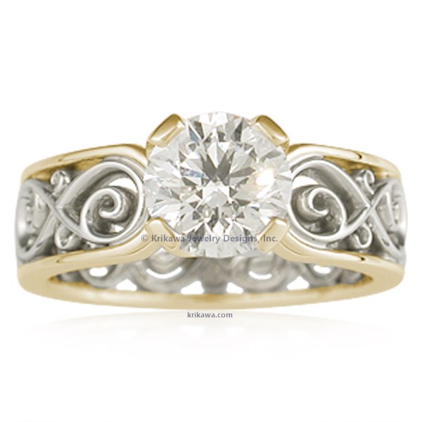 Infinity Symbol Engagement Ring 