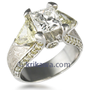 Fancy Yellow Diamond Engagement Ring Fancy Yellow Diamond Engagement Ring