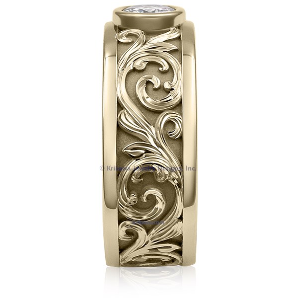 Western Floral Diamond Ring