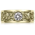 Western Floral Diamond Ring