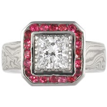 Princess of Everything Engagement Ring - top view