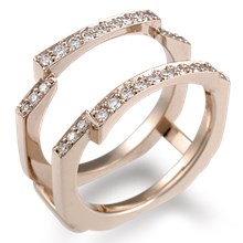 Hand Cut Pave Diamond Enhancer 0.34ctw