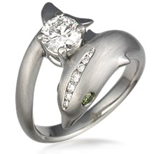 Dolphin Engagement Ring