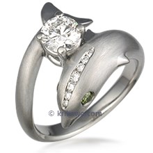 Dolphin Engagement Ring 