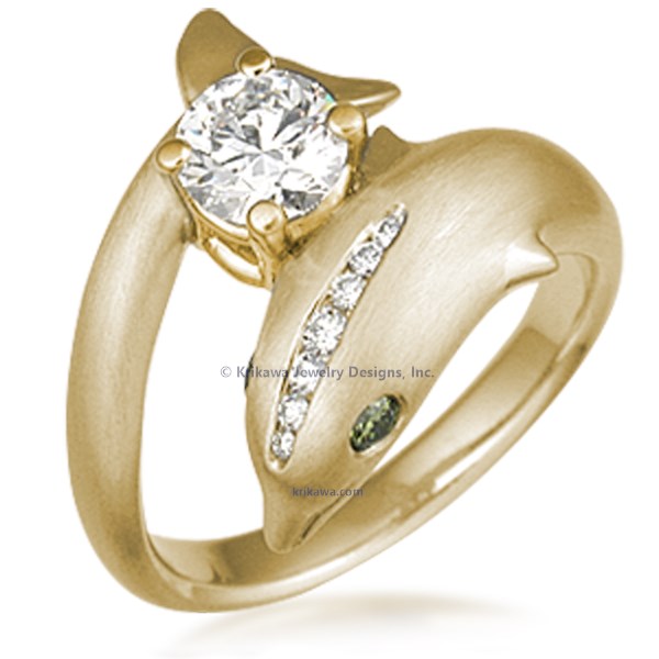 Dolphin Engagement Ring