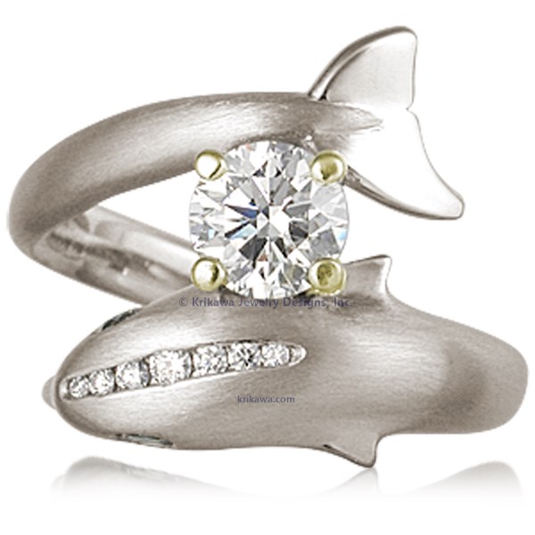 Dolphin Engagement Ring