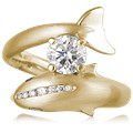 Dolphin Engagement Ring