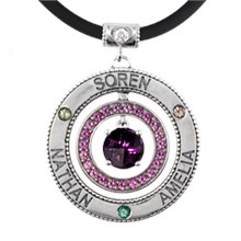 Personalized Family Circle Pendant