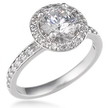 Classic Halo Engagement Rings