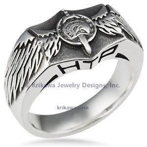 Custom Wing Signet Ring