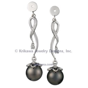 Pearl& Vine Earrings