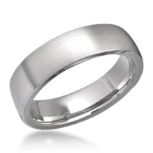 Brushed Wedding Band