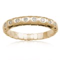 Dragonfly Wedding Band with Diamonds