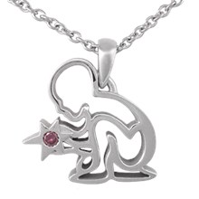 Pierced Logo Pendant