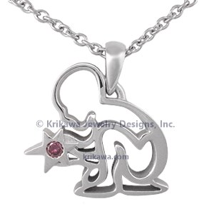 Pierced Logo Pendant