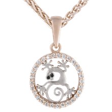 Gecko Pave Pendant