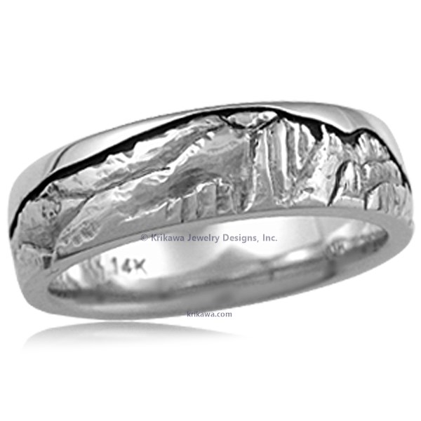 Mountain Wedding Band