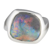 Opal Cocktail Ring - top view