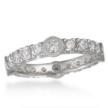Diamond Castle Wedding Band