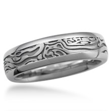 Woodgrain Wedding Band