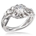 Goddess Wreath Engagement Ring
