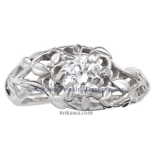 Goddess Wreath Engagement Ring