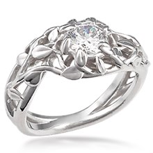 Goddess Wreath Engagement Ring
