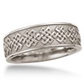 Tibetan Knot Eternity Wedding Band