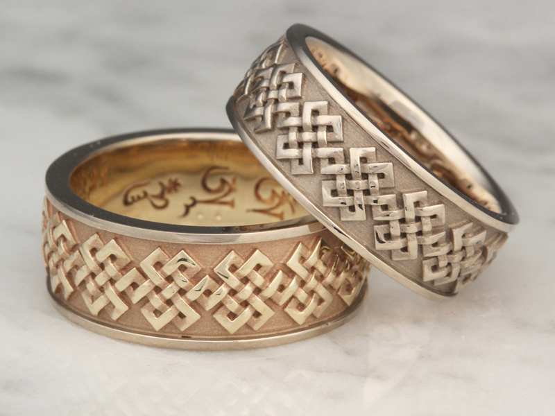 Buddhist on sale wedding rings