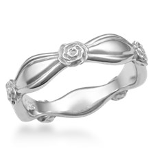 Flower Wedding Band