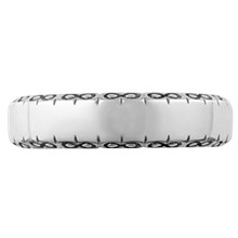 Krikawa's Classic Infinity Wedding Band - top view