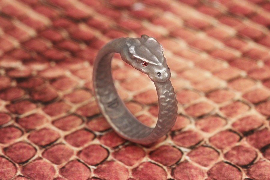Ouroboros Wedding Ring