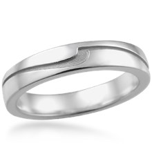 Wave Eternity Wedding Band