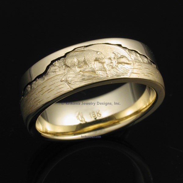Bear Wedding Band