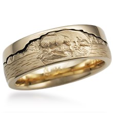Bear Wedding Band