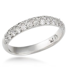 Milky Way Pave Wedding Band