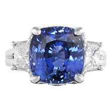 Three Stone Branch Cocktail Ring - top view