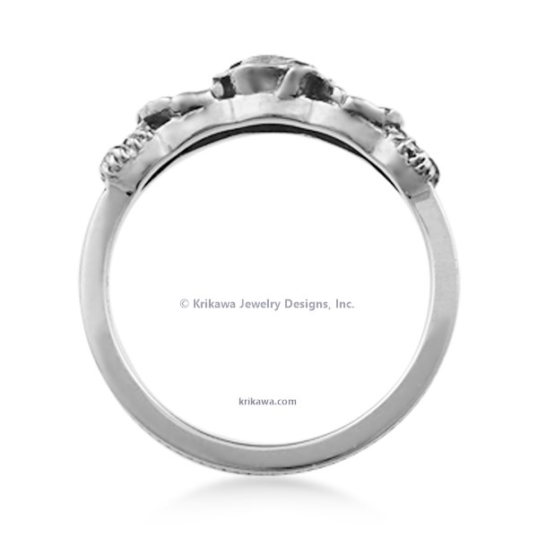 Rose Poppy Daisy Engagement Ring