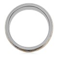 Summer Mokume Wedding Band