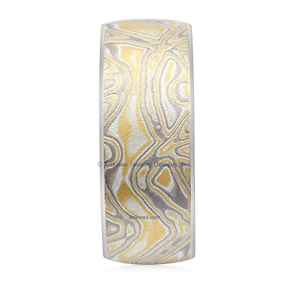 Summer Mokume Wedding Band