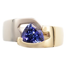 Men's Trillion Ring - top view