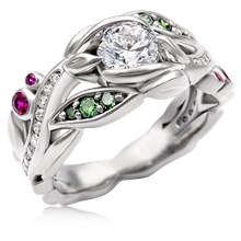 Garden Trellis Engagement Ring