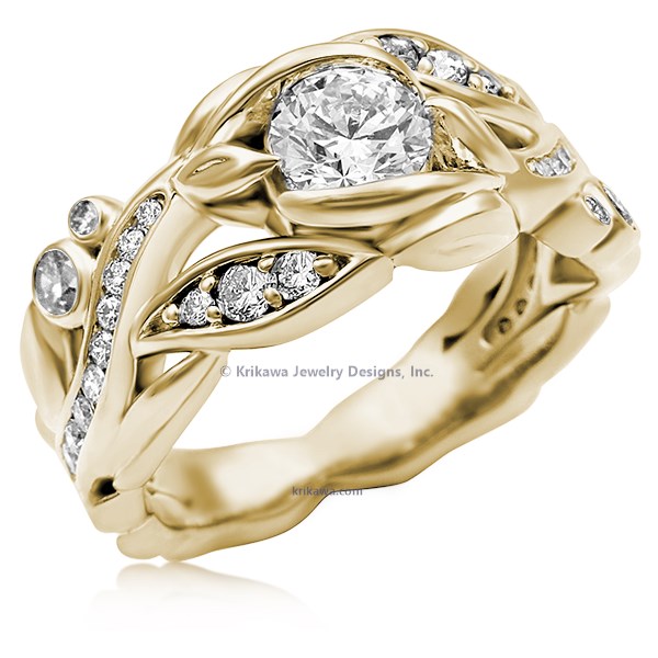 Garden Trellis Engagement Ring